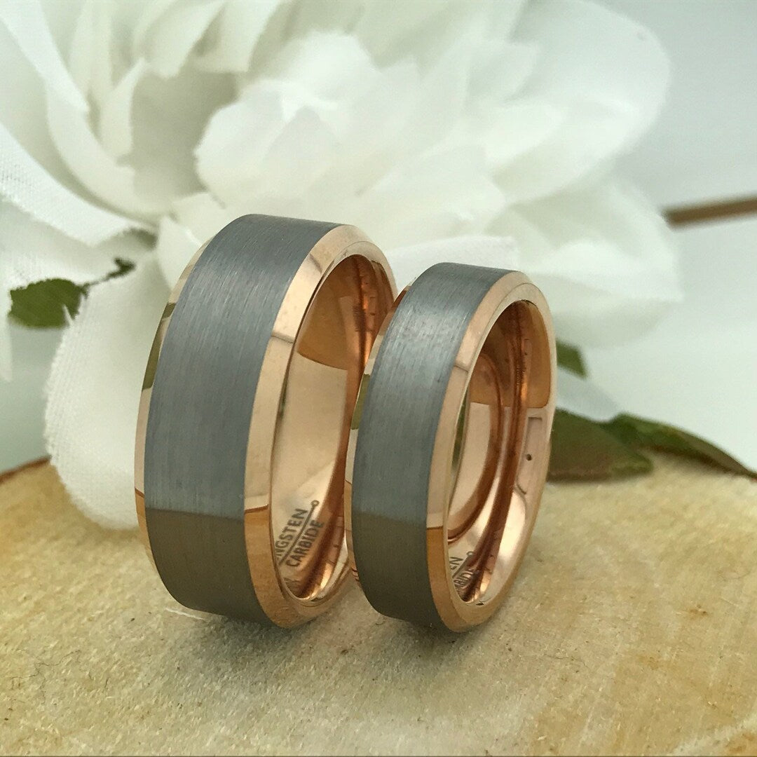 Tungsten & Titanium Wedding Rings