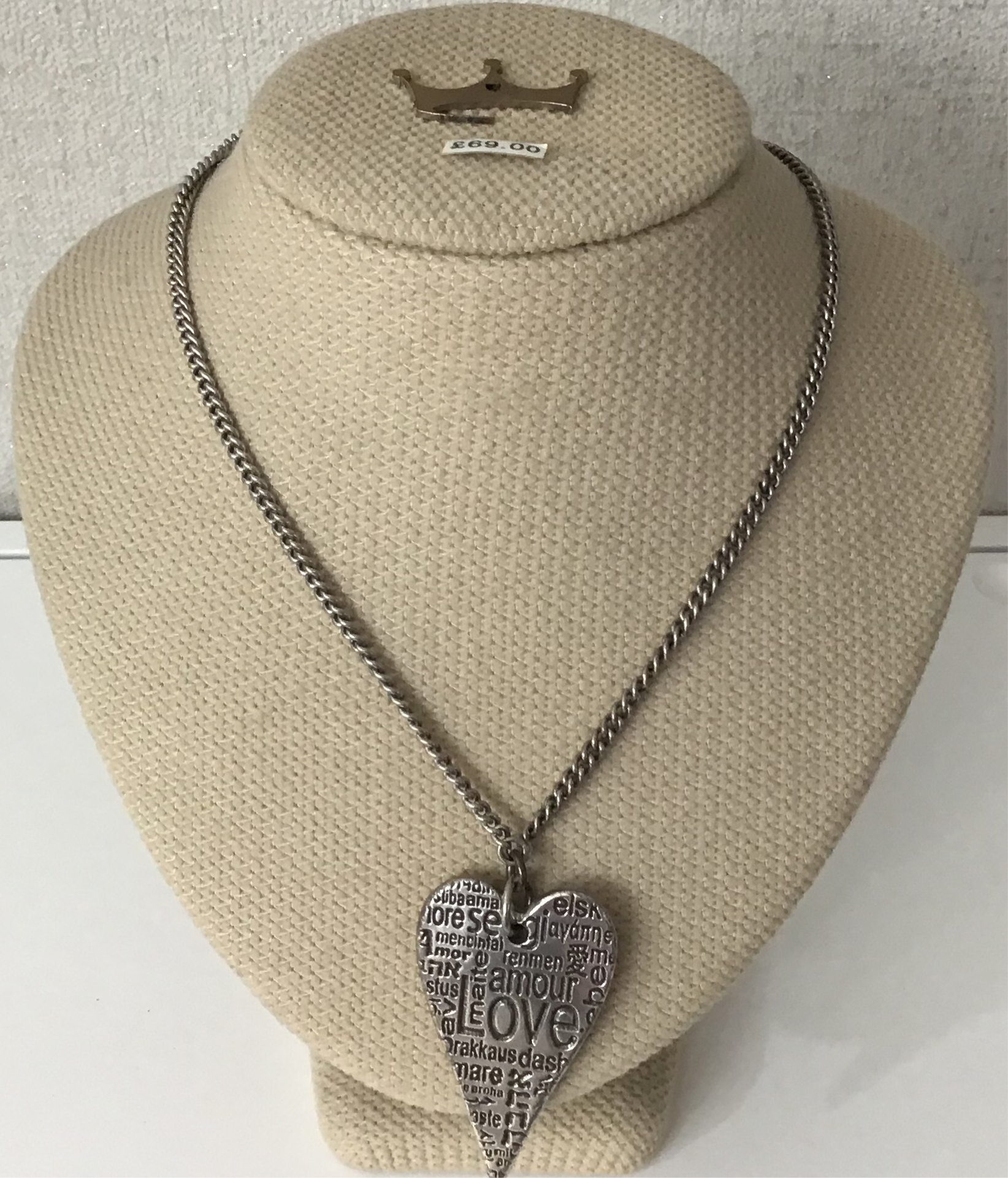 Danon Love Heart Necklace