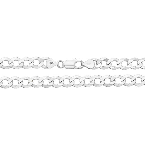 Silver Gents Curb Bracelet (G1157)