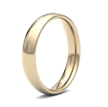 9ct 4mm Light Court Wedding Ring (4Llc-9w)