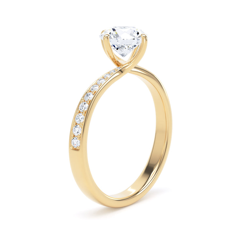1.10ct Brilliant Cut Lab Grown Diamond Solitaire Ring (Rsg03)