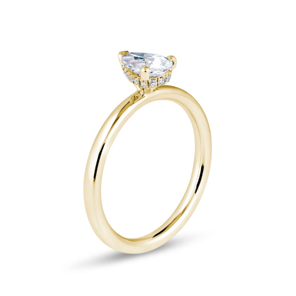 1.24ct Pear Shape Certified Lab Grown Diamond Solitaire Ring (Dps02)