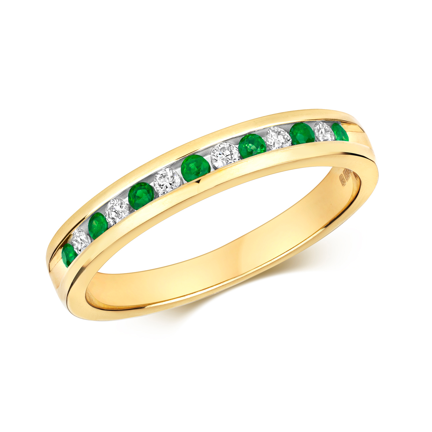 Emerald & Diamond Eternity Ring (RD582e)