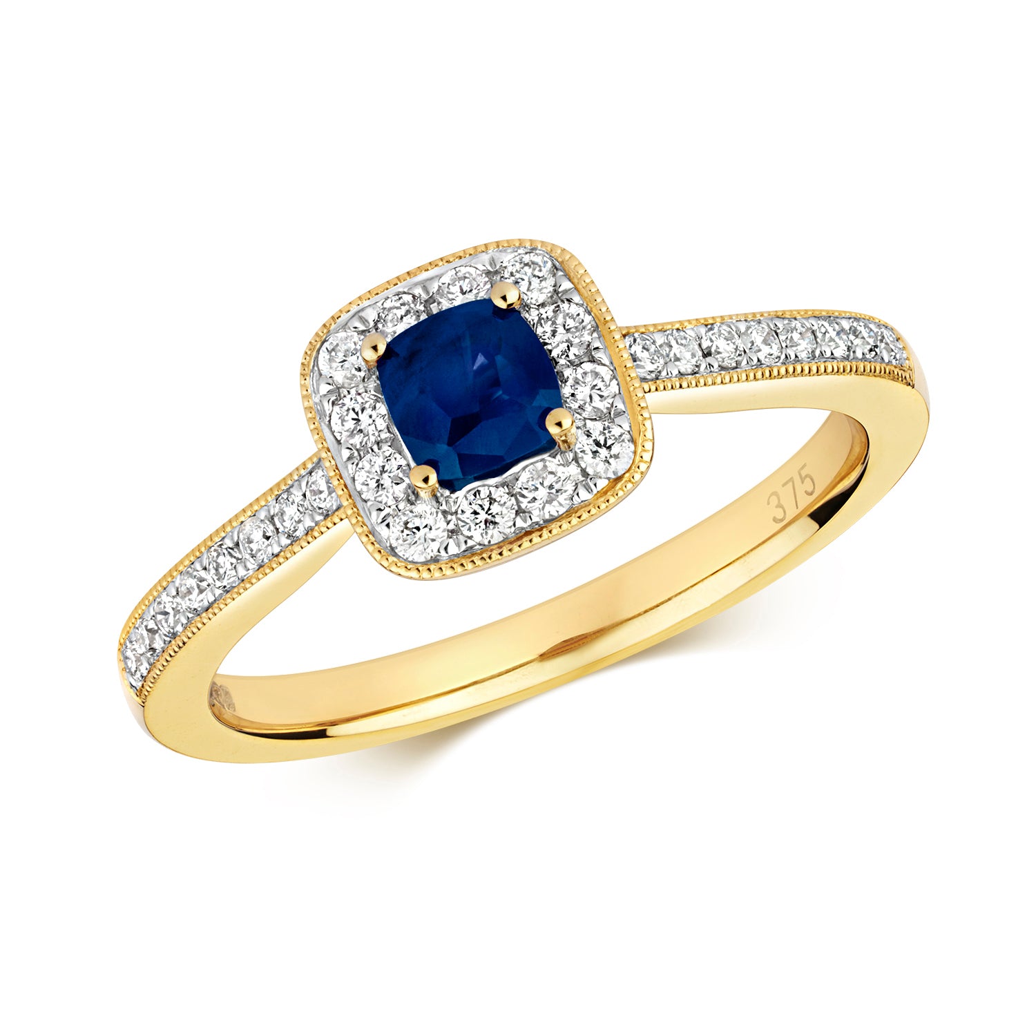 Sapphire & Diamond Ring (Rd412s)