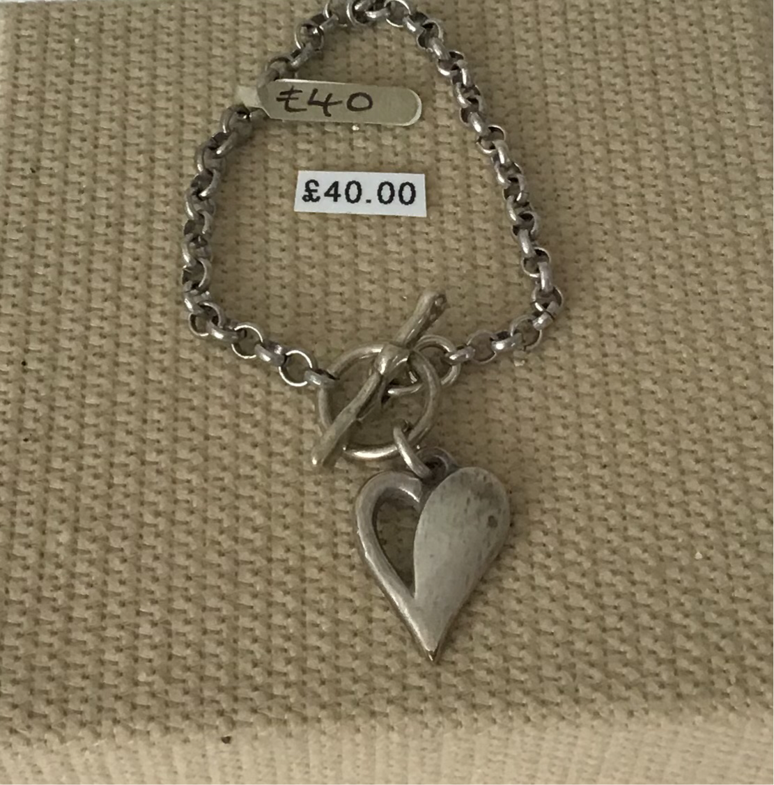 Danon T-bar Heart Bracelet