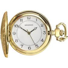 (3799) Sekonda Gold Plated Gents Pocket Watch