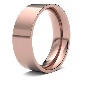 9ct 8mm Heavy Flat Court Wedding Ring (8Ghe-9r)