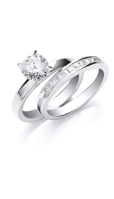 Silver Bridal Set (Sr0293)