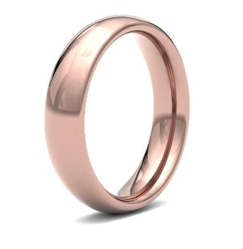 9ct 5mm Heavy Court Wedding Ring (5Ghc-9w)