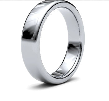 9ct 6mm Heavy Soft Court Wedding Ring (6Ghs-9y)