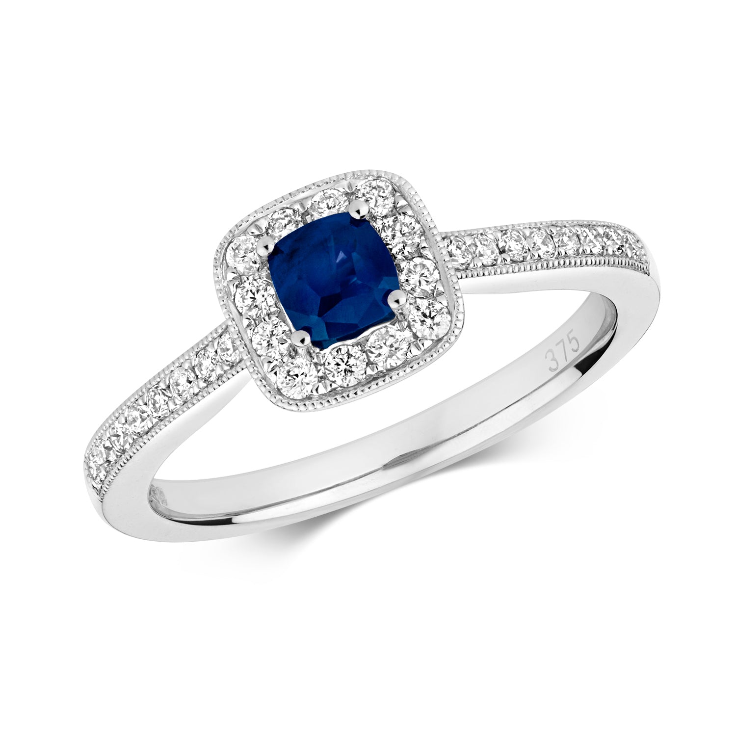 Sapphire & Diamond Ring (Rd412s)
