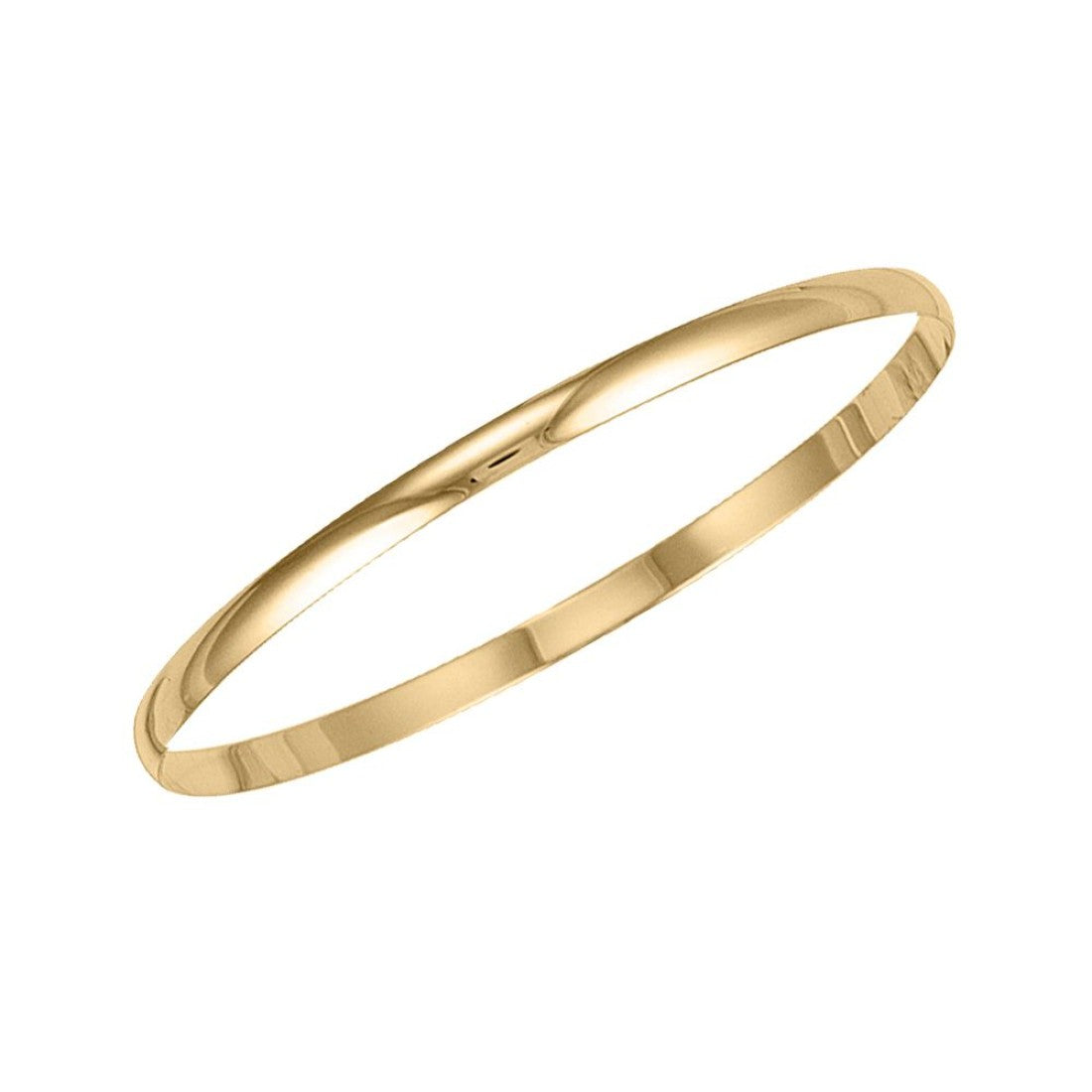 9ct Yellow Gold Slave Bangle (Jbg061)