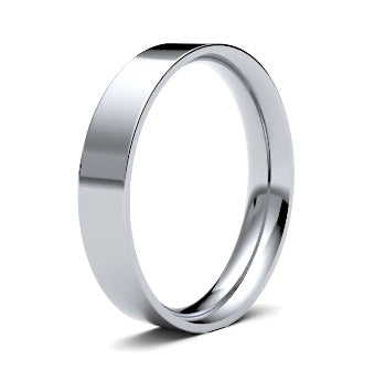 9ct 5mm Medium Flat Court Wedding Ring (5Gme-9w)