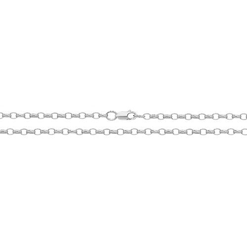 Silver Solid Belcher Chain (G1077)