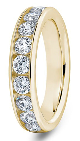 9ct 1.20ct Diamond Channel Set Wedding Ring (RBC-460-040-120)