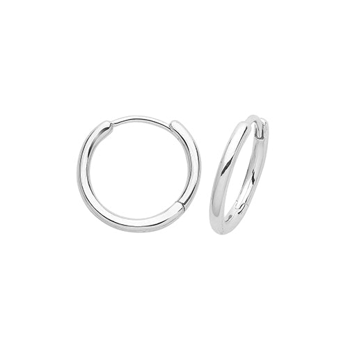 Silver Hinged Sleeper Earrings (G5130)