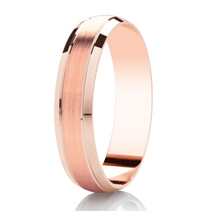 9ct Diamond Cut Satin Finish 6mm Wedding Ring (DC313bc)