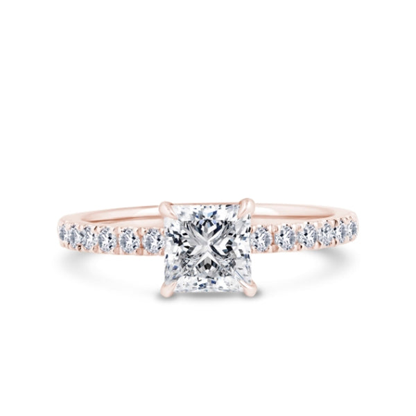 1.45ct Princess Cut Lab Grown Diamond Solitaire Ring (Pss01)