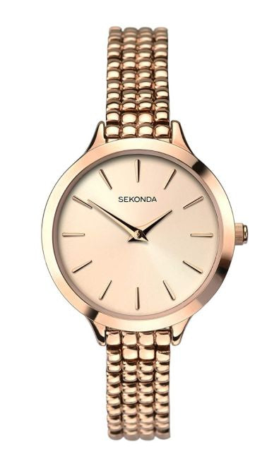(2478) Rose Gold Plated Ladies Watch