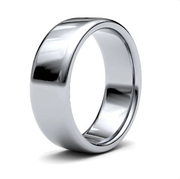 9ct 8mm Medium Soft Court Wedding Ring (8Gms-9y)