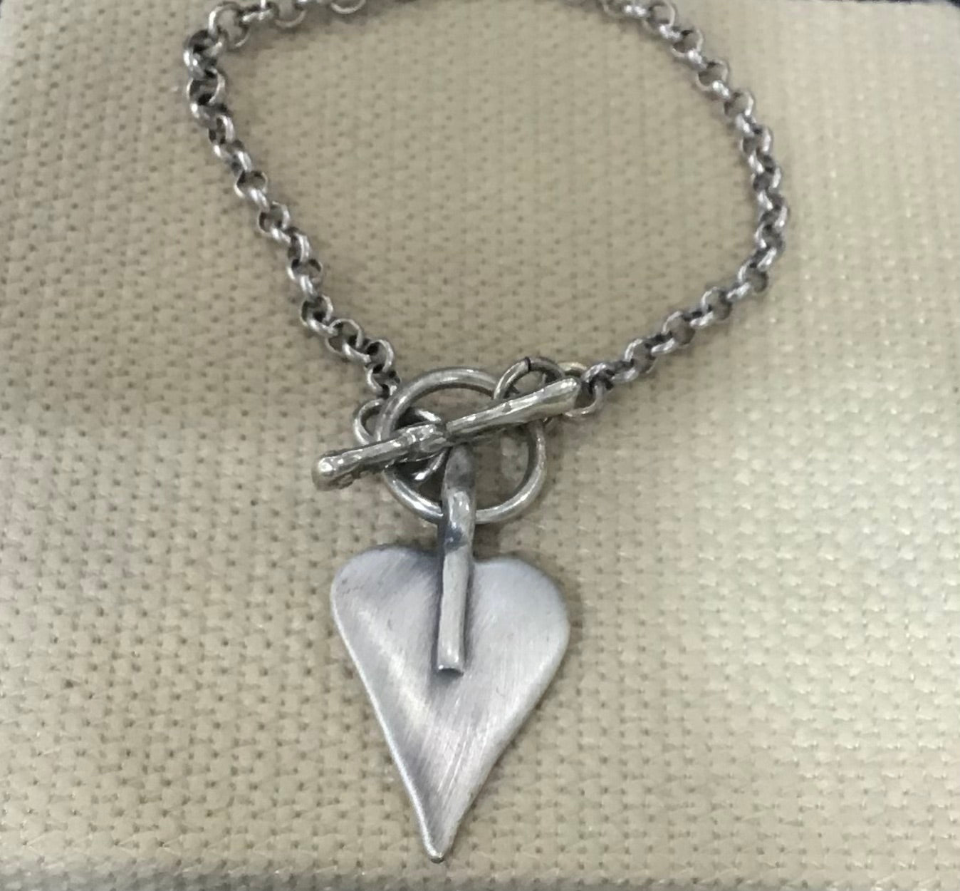 Danon Signature Heart T-bar Bracelet