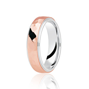 Two Colour Wedding Ring (Dc300)
