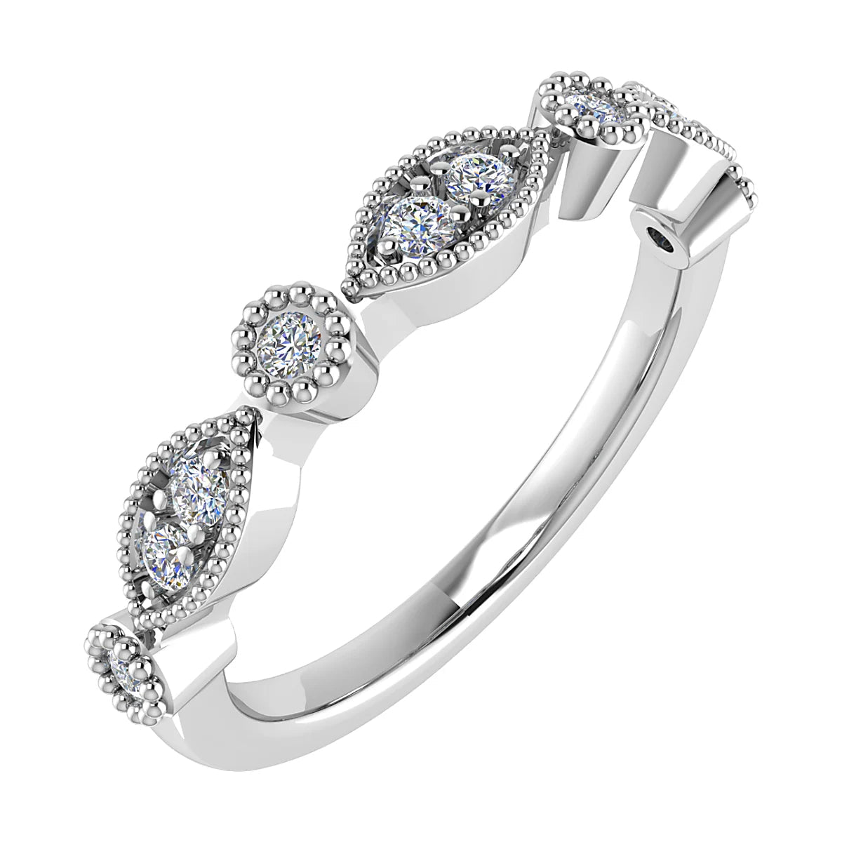 .25ct Vintage Brilliant Cut Diamond Eternity Ring (G35631)