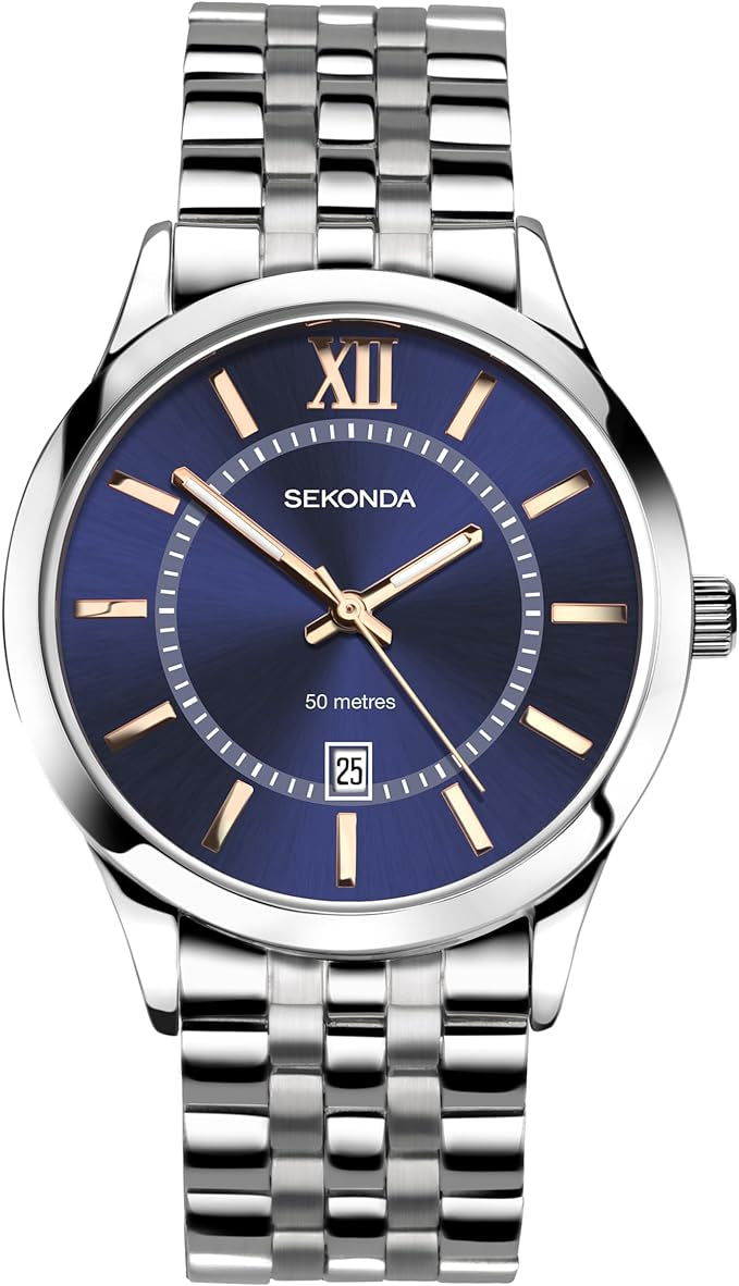(1197) Sekonda Blue Face Gents Sale Watch