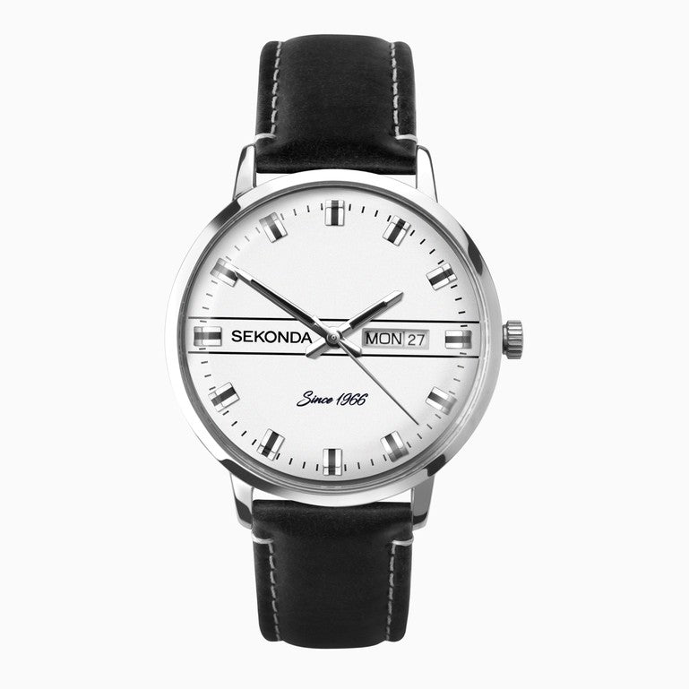 (1948) Black Leather Gents Watch