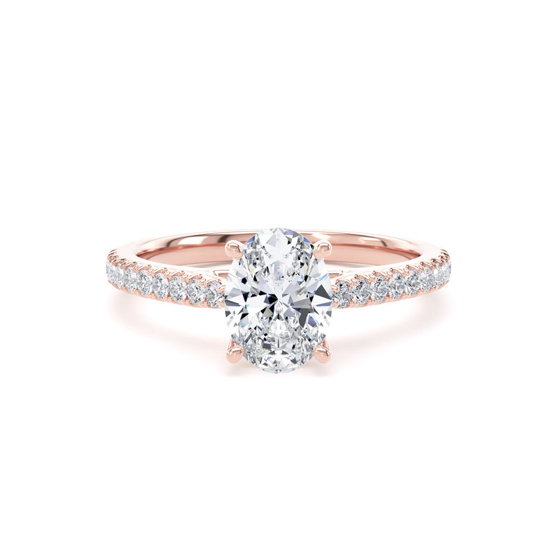 1.64ct Oval Lab Grown Diamond Solitaire Ring (Osp01)