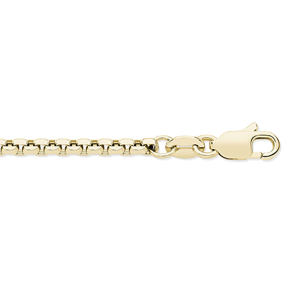 9ct Yellow Gold Round Box Chain (Hrbp-200-20)
