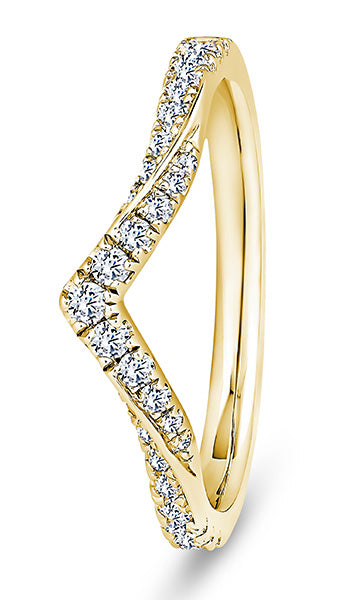 9ct White Gold Diamond Shaped Wedding Ring (Vsw-200-050-033)