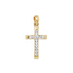 9ct Gold Cross (Pn090)