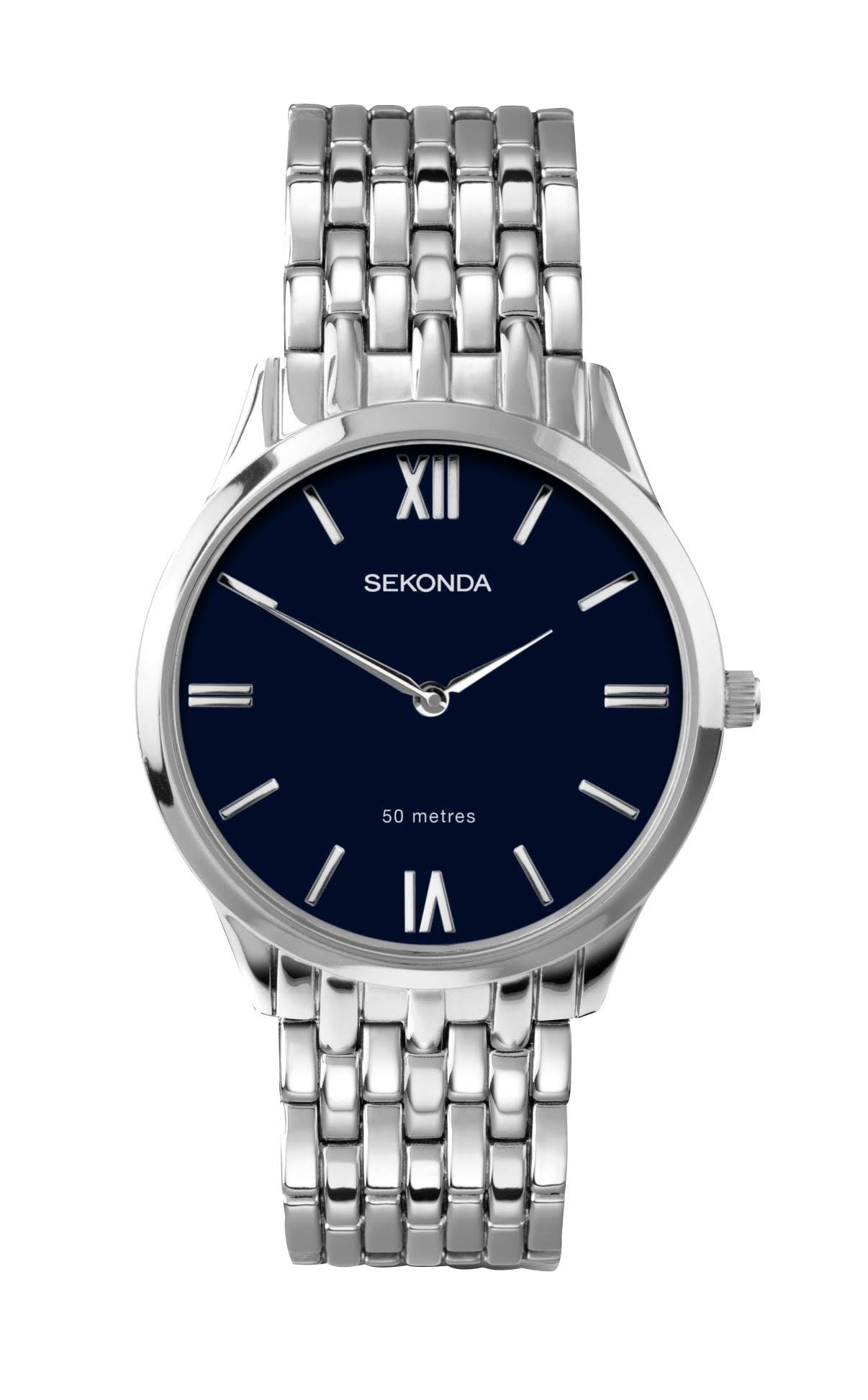 (1609) Sekonda Gents Watch with Blue Face