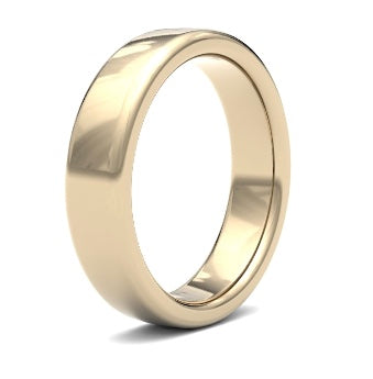 9ct 6mm Heavy Soft Court Wedding Ring (6Ghs-9y)