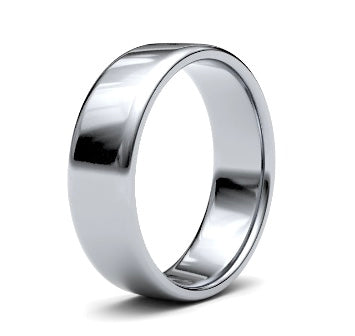 9ct 7mm Light Soft Court Wedding Ring (7Gls-9r)