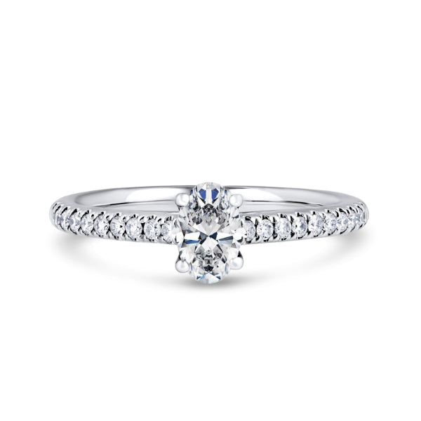 1.64ct Oval Lab Grown Diamond Solitaire Ring (Osp01)