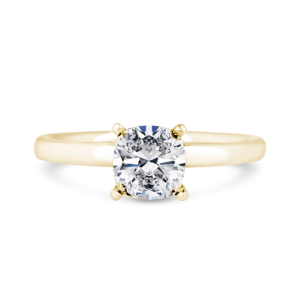 1.11ct Cushion Cut Lab Grown Diamond Solitaire Ring (Cps01)