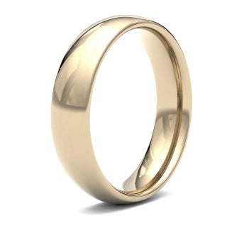 9ct 6mm Medium Court Wedding Ring (6Gmc-9r)