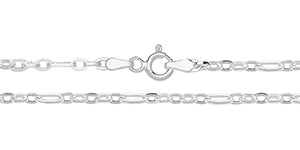 Silver Fancy Link Bracelet (G1369)