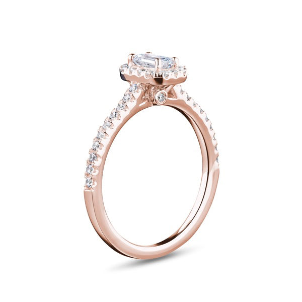 1.45ct Emerald Cut Diamond Ring (Ehw03)