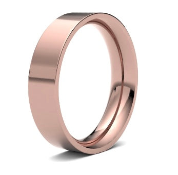 9ct 6mm Heavy Flat Court Wedding Ring (6Ghe-9y)