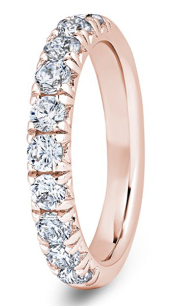 9ct Brilliant Cut French Pave Wedding Ring (Fpf-340-040-080)