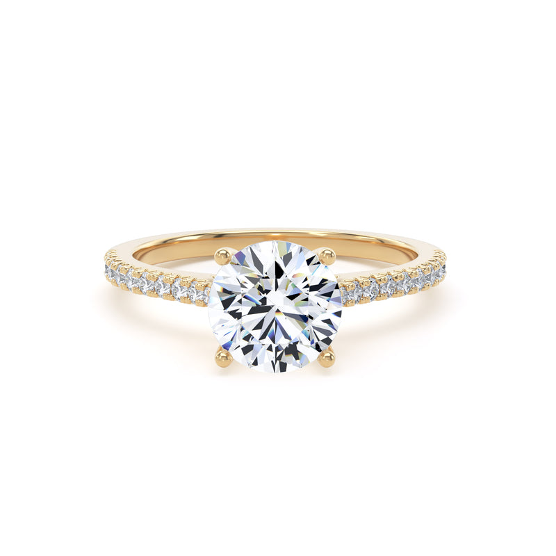 1.69ct Brilliant Cut Lab Grown Certified Diamond Solitaire Ring (Rsf01-pt)