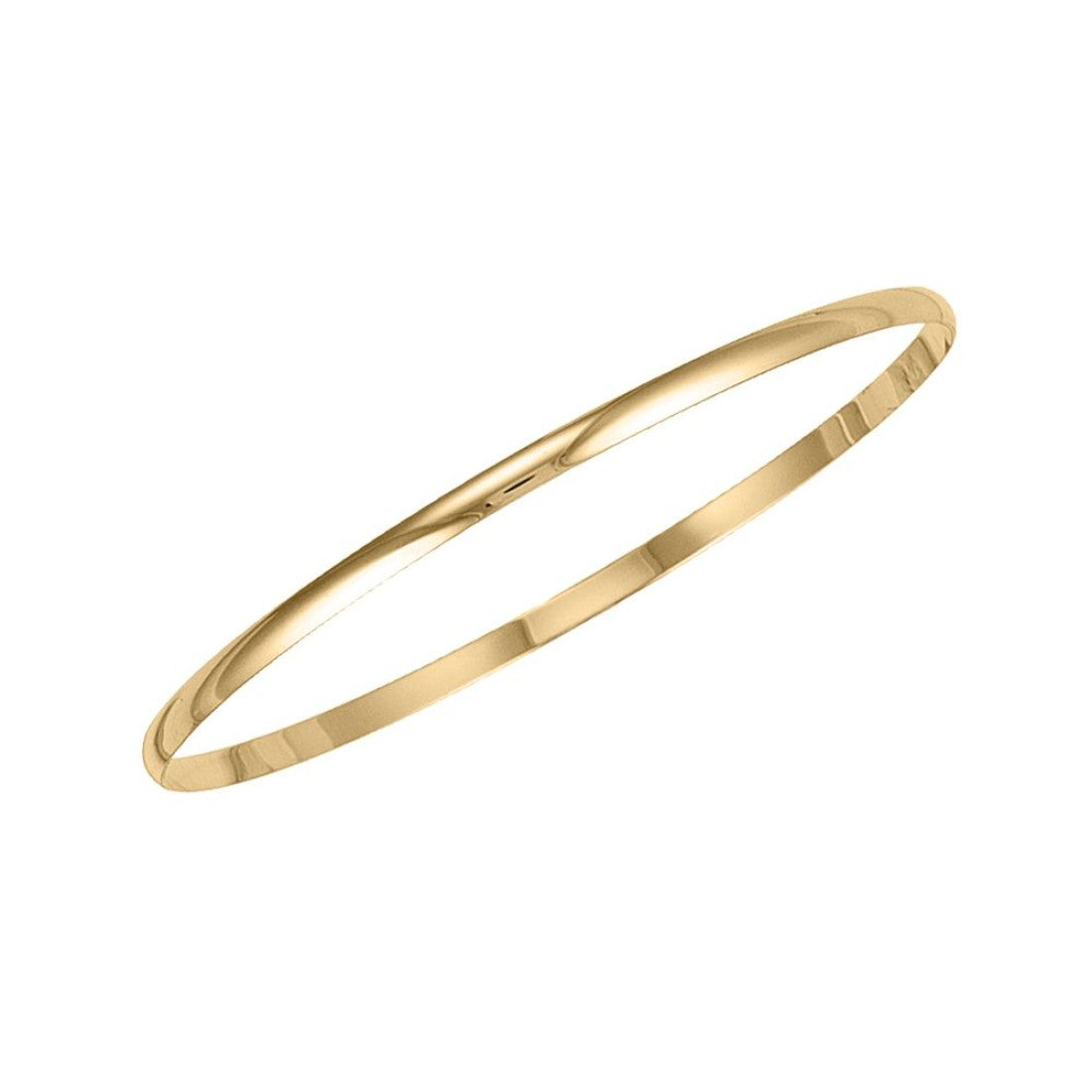 9ct Yellow Gold Slave Bangle (Jbg060)