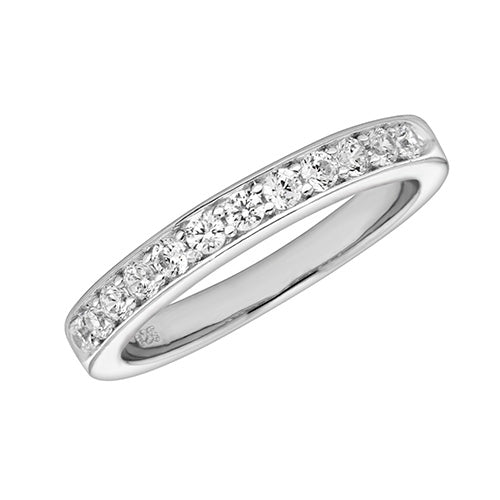 Silver Cubic Zirconia Ring (G7527)