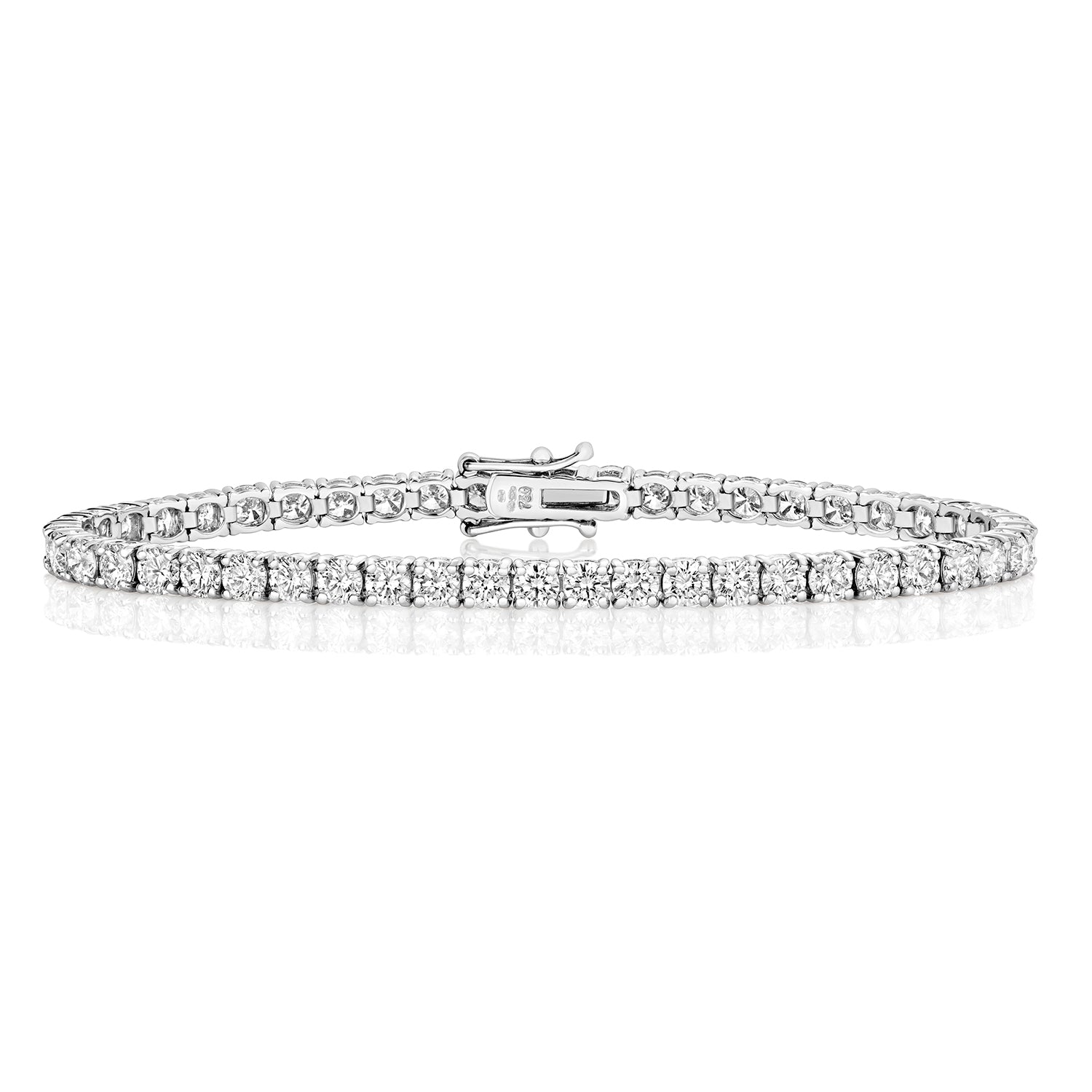 7.77ct Brilliant Cut Lab Grown Tennis Bracelet