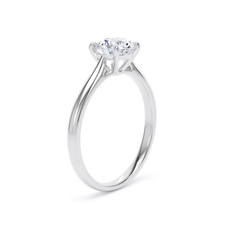 1.40ct Round Lab Grown Diamond Solitaire Ring ( Rppo8-pt)
