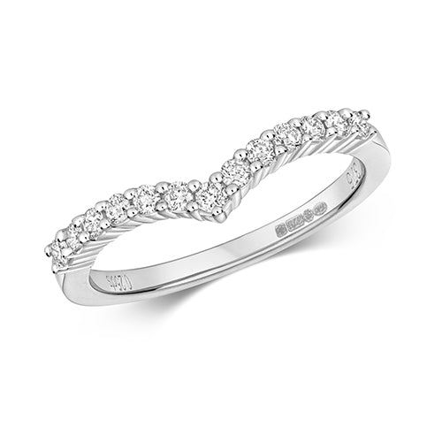 Diamond Shaped Wishbone Ring (Rd143w)