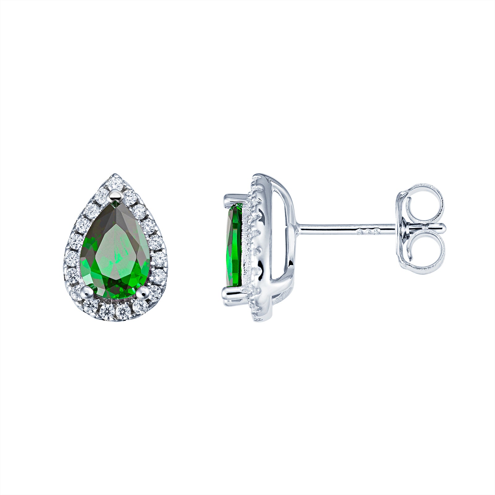 Silver Cubic ZirconiaStuds (Se033c)